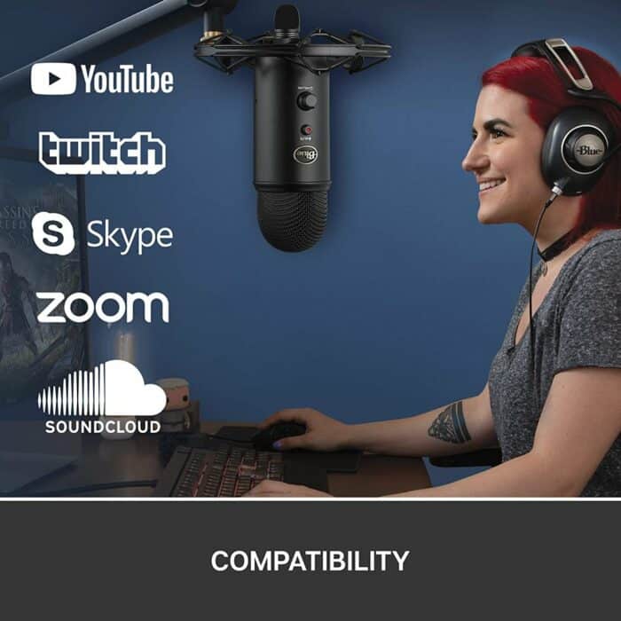 Killer Deals Blue Yeti Gaming/ Streaming/ Podcast Adjustable USB Microphone - Image 10