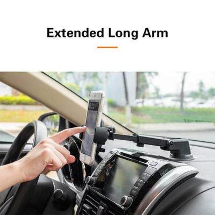 Killer Deals Driving Universal Auto-Locking Car Dashboard Suction Phone Mount/Holder - Image 3