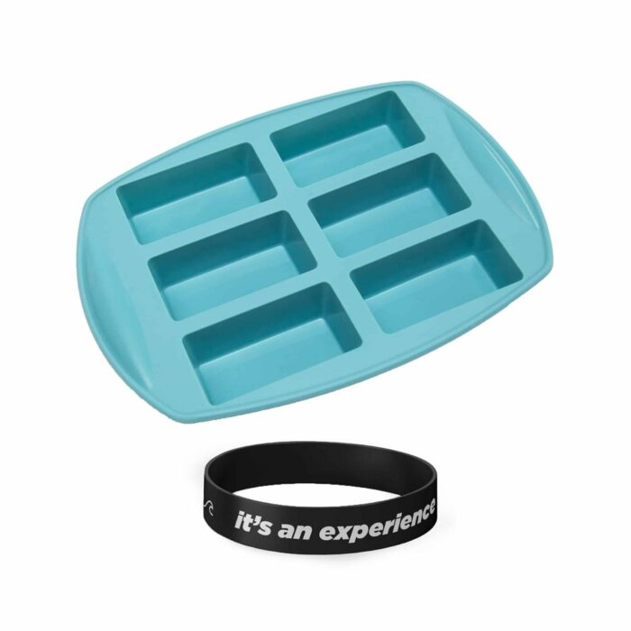 Killer Deals 6 rectangular shape snack/candy/soap bar silicone baking mould