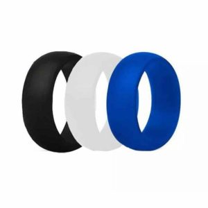 Killer Deals Classic Silicone Ring For Men (Set of 3) Ring Size USA 9 RSA S