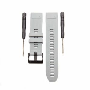 12351-700×700-1 Killer Deals Quick Release Silicone band for Garmin Fenix 5/6/935/945/S60 (22mm) - Grey