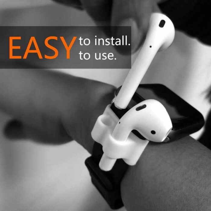 Killer Deals Apple Watch strap Airpods 1/2 silicone holder clip + keychain - Image 8