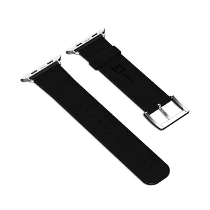 Killer Deals Adjustable Leather Strap for 38/40/41mm Apple Watch- Black - Image 7
