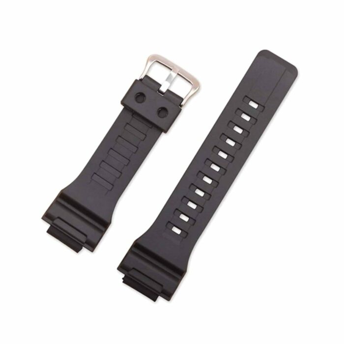 Killer Deals 18mm Replacement Silicone Strap for Casio AQ-S810W- Black