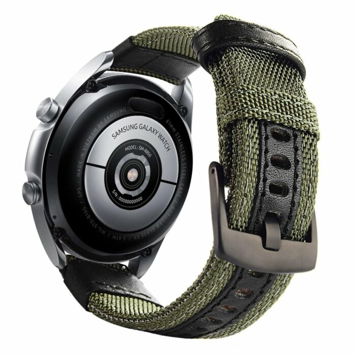Killer Deals 22mm Nylon Strap for Garmin Vivoactive 4/ Garmin Venu 2- Green - Image 4