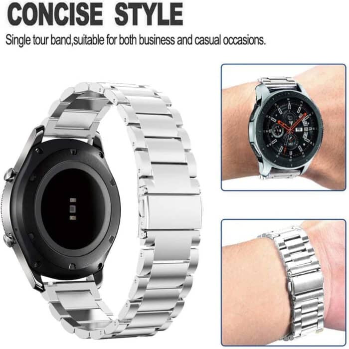 Killer Deals 22mm Link Stainless Steel Strap for Samsung S3 Frontier - Image 6