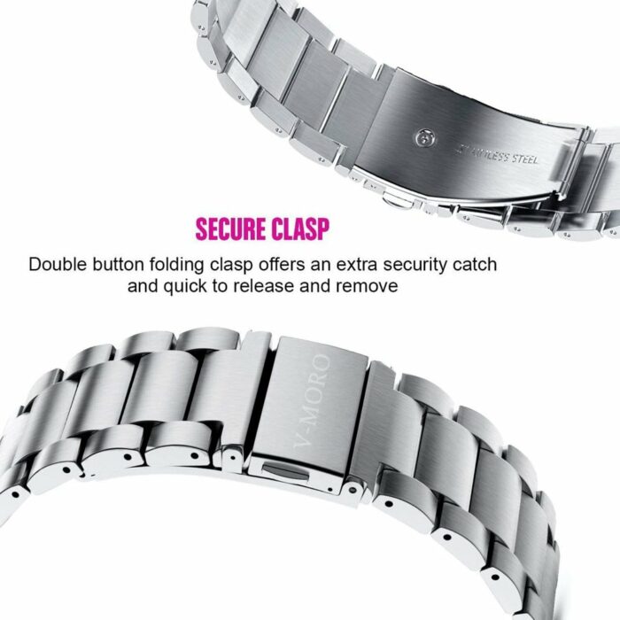 Killer Deals 22mm Link Stainless Steel Strap for Samsung S3 Frontier - Image 8