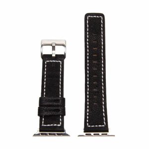 12570-700×700-1 Killer Deals Replacement Leather Strap for 42/44/45/49mm Apple Watch- Black