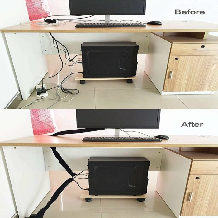 Killer Deals Home Office Electronic Cable Management Sleeve Organiser 4 Set - Image 3