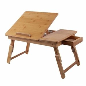 12698-700×700-1 Killer Deals Adjustable Ergonomic Bamboo Wood Laptop Tablet Bed Desk Stand