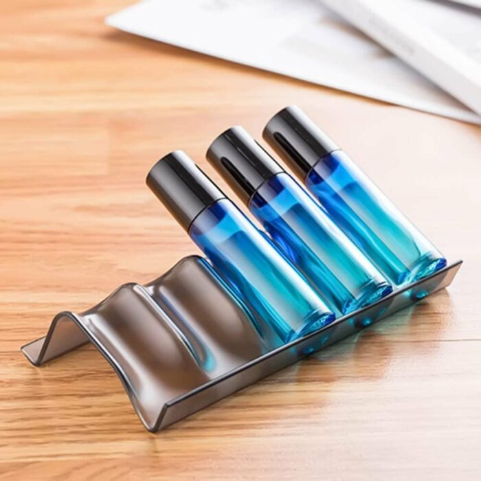 Killer Deals Aromatherapy Essential Oil Container Storage Holder Rack Set - Black/x3 - Image 2