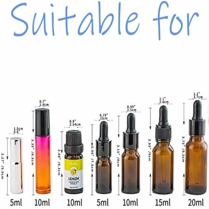 Killer Deals Aromatherapy Essential Oil Container Storage Holder Rack Set - Black/x3 - Image 3