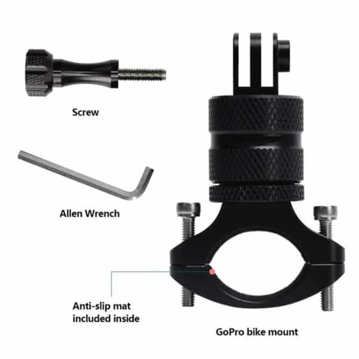 Action Mounts Bike Handlebar 360-Degree Adapter Mount for GoPro Hero 7 - Image 2