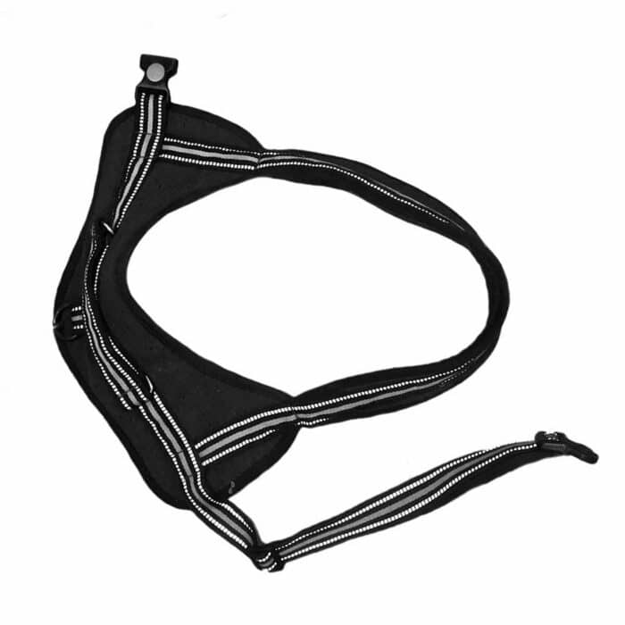 Killer Deals Adjustable No-Pull No-Choke Dog Harness & Leash (XL)- Black & Red - Image 2