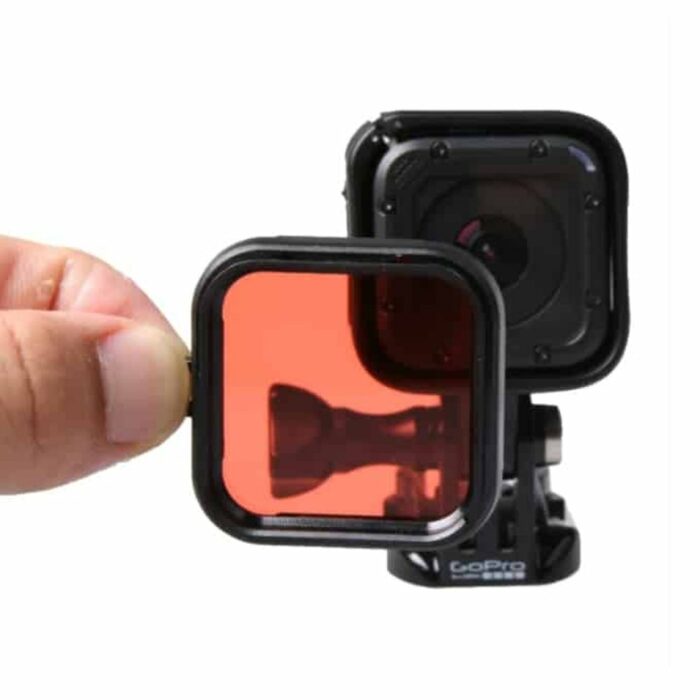 Action Mounts Dive Underwater Red Lens Filter for GoPro Hero 4 Session - Image 2