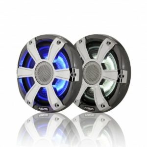 Killer Deals Fusion 6.5" 230W Chrome Sports Grill Speakers w/ B (SG-FL65SPC)
