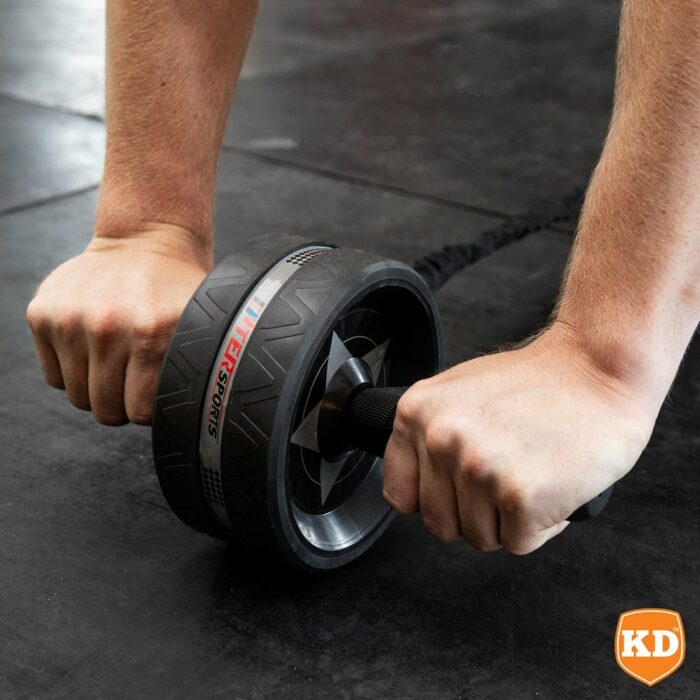 Killer Deals Home Fitness 6-in-1 Abdominal Roller Exercise Kit - Image 7