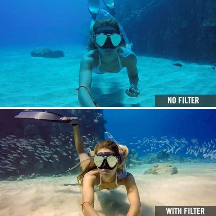 Action Mounts GoPro Hero 3+/4 Snorkel/Diving/Underwater Red Lens Filter - Image 3