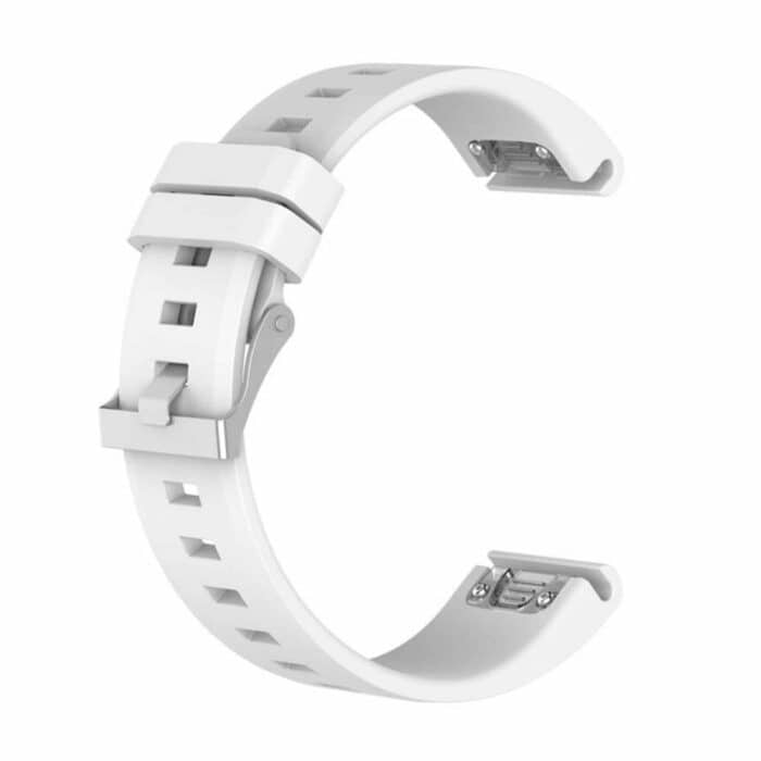 Killer Deals Silicone Strap for 20mm Garmin Fenix 5S/6S - White (S-GFX520MM-W)