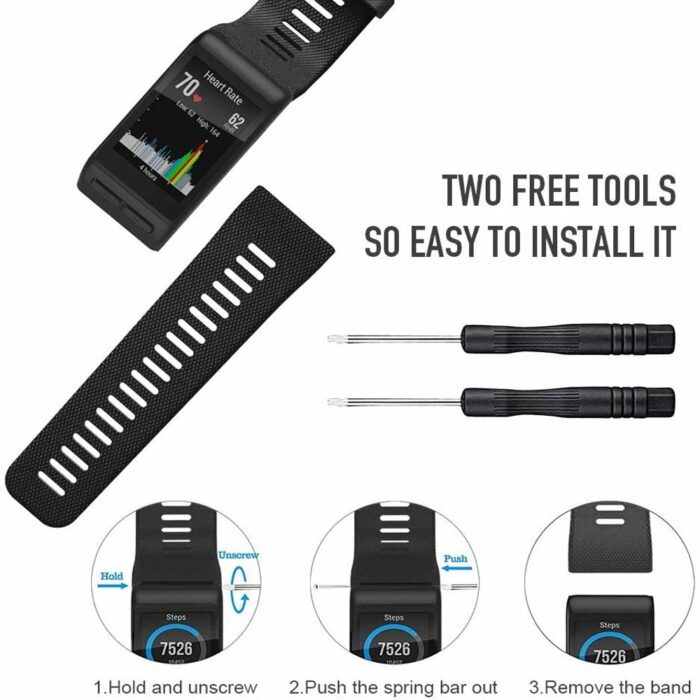 Killer Deals Garmin Vivoactive HR Quick Release Stainless Steel Spring Bars/Watch Pins - Image 2