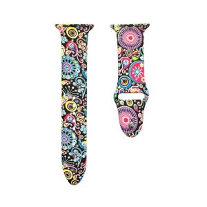 Killer Deals Flower Silicone Strap for 42/44/45/49mm Apple Watch- S/M
