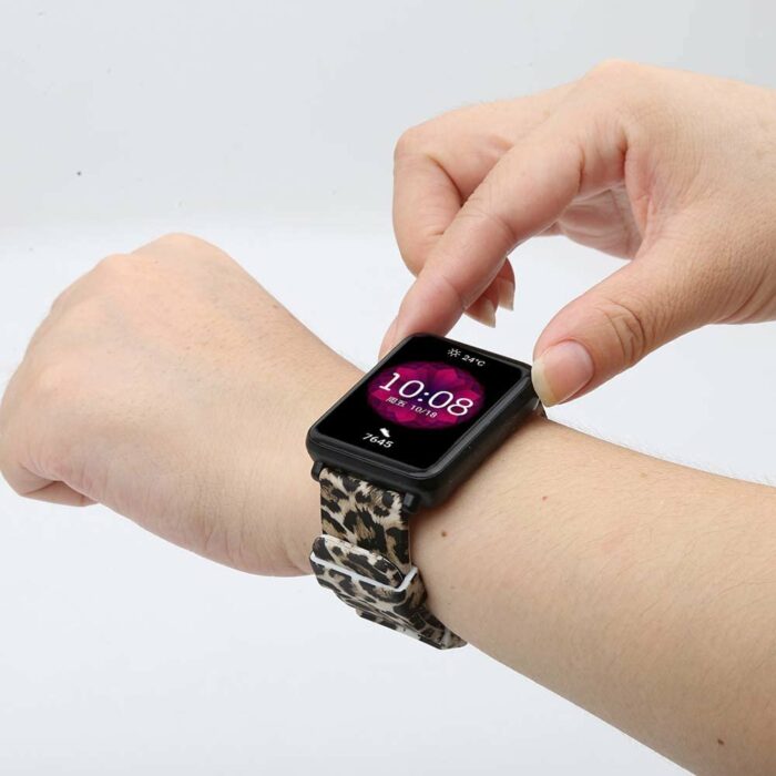 Killer Deals 20mm Universal Watch Replacement Silicone Strap - Leopard Print (S-M) - Image 3
