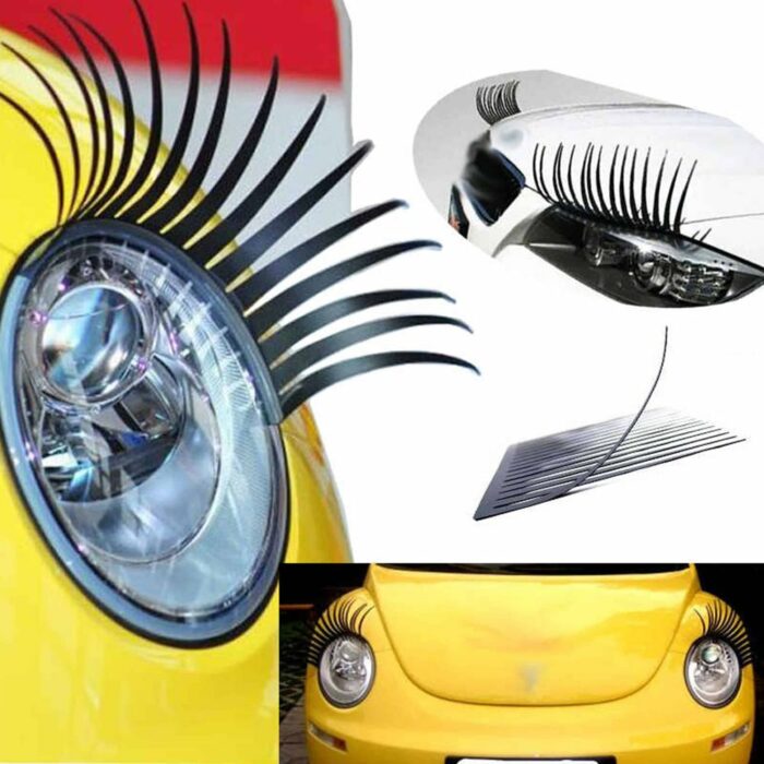 Killer Deals Car Bakkie Headlight Adjustable False Eyelashes Sticker Decor - Image 3