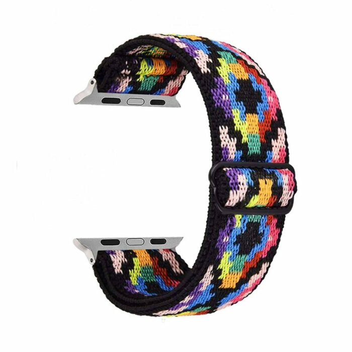Killer Deals 42/44/45mm Apple Watch 6/5/4/3/2/1 adjustable woven strap - Pattern(S-M) - Image 2