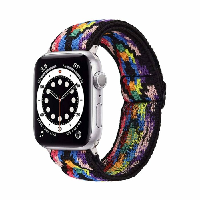 Killer Deals 42/44/45mm Apple Watch 6/5/4/3/2/1 adjustable woven strap - Pattern(S-M) - Image 7