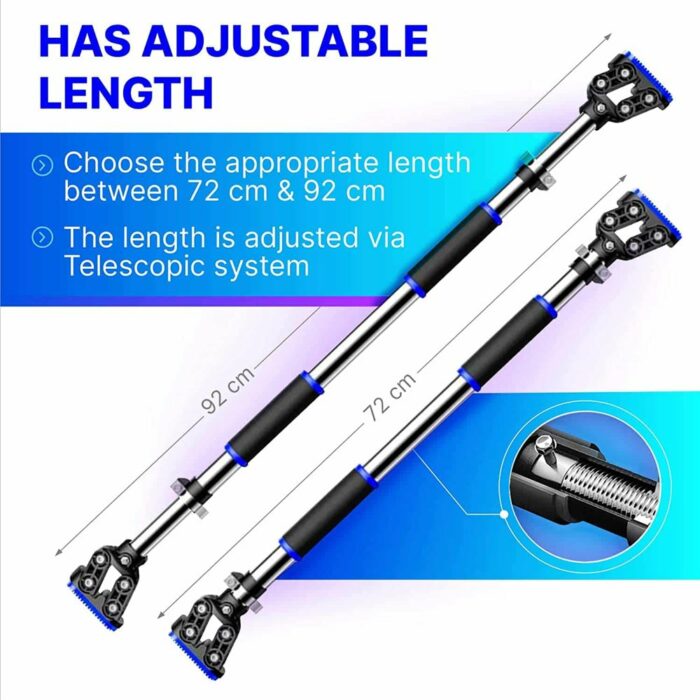 Killer Deals Doorway Pull-Up Bar Upper Body Chin Up Workout Fitness Gym - Image 3