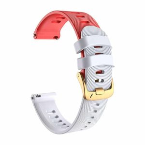 13412-700×700-1 Killer Deals 20mm Silicone Strap for Garmin Forerunner 245- Red & White