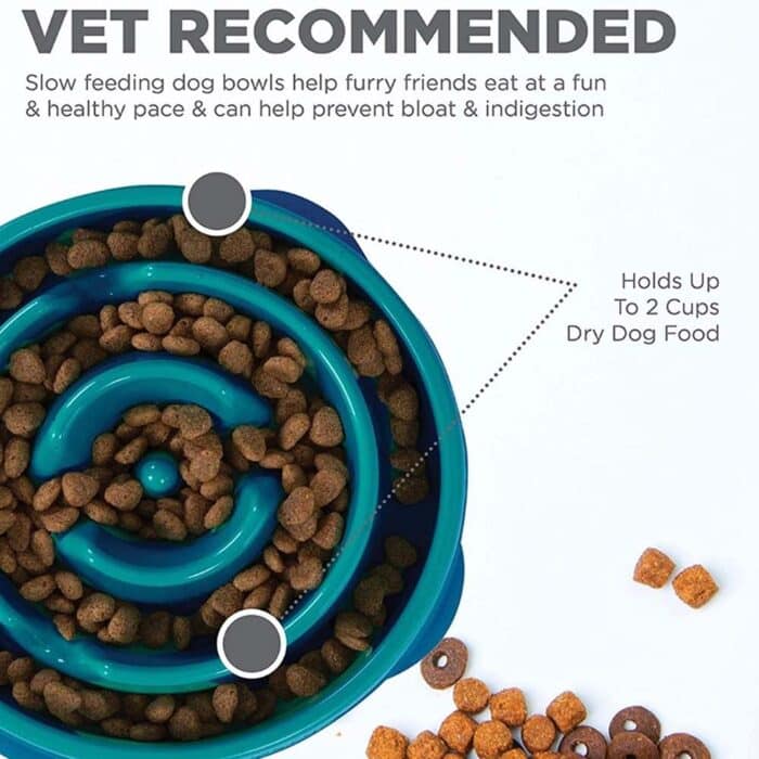 Killer Deals Healthier Pet Nutrition Fun Interactive Slow Feeder Dog Bowl - Image 5