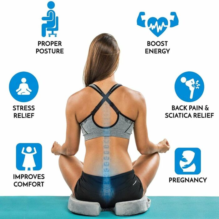 Killer Deals Back Support Gel Memory Foam Office Desk Chair Cushion - Image 7