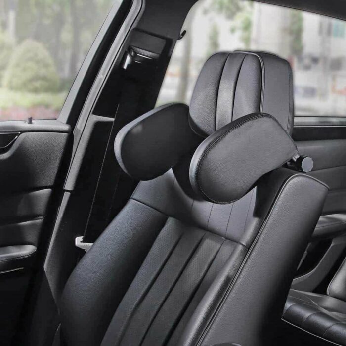 Killer Deals Car Memory Foam PU Leather Side Neck Support Cushion Headrest - Image 4
