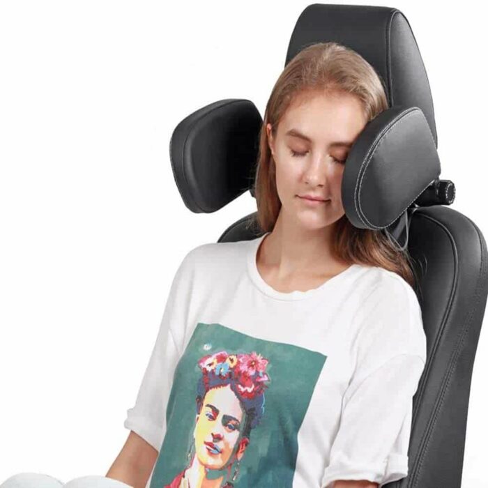 Killer Deals Car Memory Foam PU Leather Side Neck Support Cushion Headrest - Image 5
