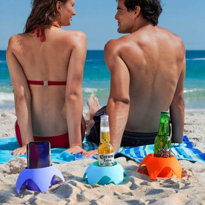 Killer Deals Beach Vacation Sand-Free Accessory & Cup Holders x5 Set - Image 5