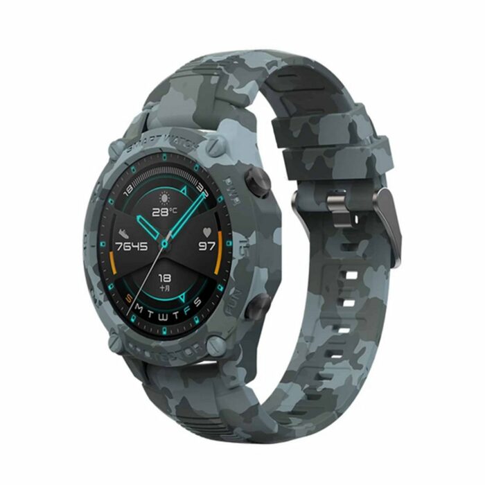 Killer Deals Silicone Strap + Protective Case for Huawei GT2 - Camo - Image 2