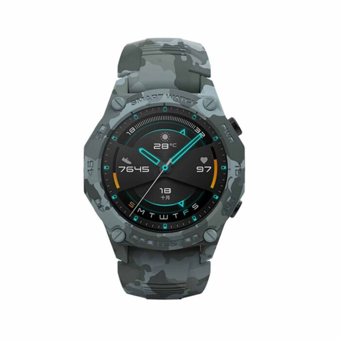 Killer Deals Silicone Strap + Protective Case for Huawei GT2 - Camo - Image 3