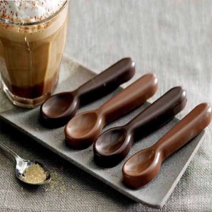 Killer Deals Party Decoration Edible Chocolate Spoon Silicone Baking Mould x3 - Image 4