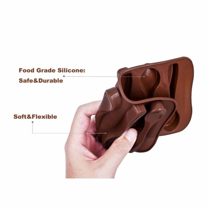 Killer Deals Party Decoration Edible Chocolate Spoon Silicone Baking Mould x3 - Image 6