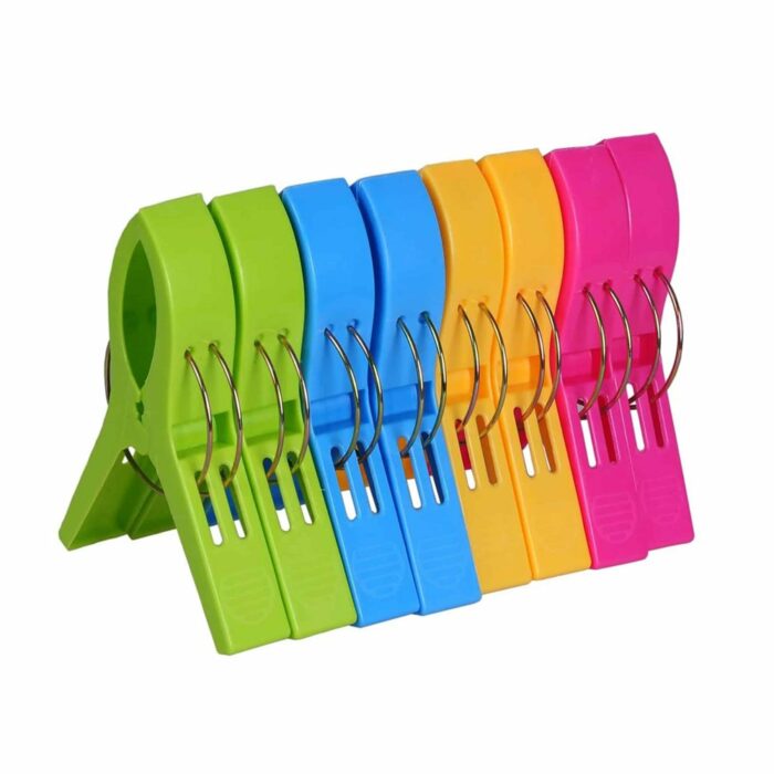 Killer Deals Laundry Washing Hang Dry Clothing Jumbo Plastic Pegs x16 Set - Image 2
