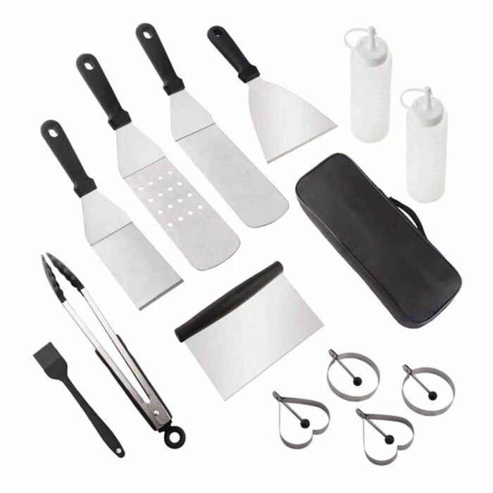 Killer Deals BEICHEN 14 Set Braai/ Camping Flat Grill Tool Accessories Set