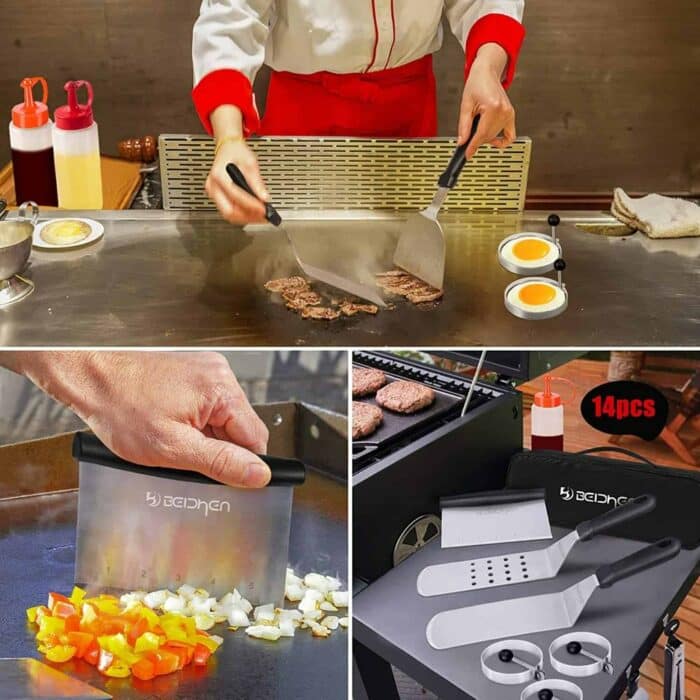 Killer Deals BEICHEN 14 Set Braai/ Camping Flat Grill Tool Accessories Set - Image 5