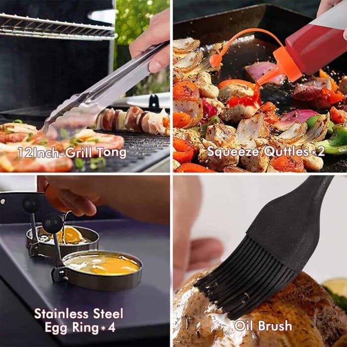 Killer Deals BEICHEN 14 Set Braai/ Camping Flat Grill Tool Accessories Set - Image 8