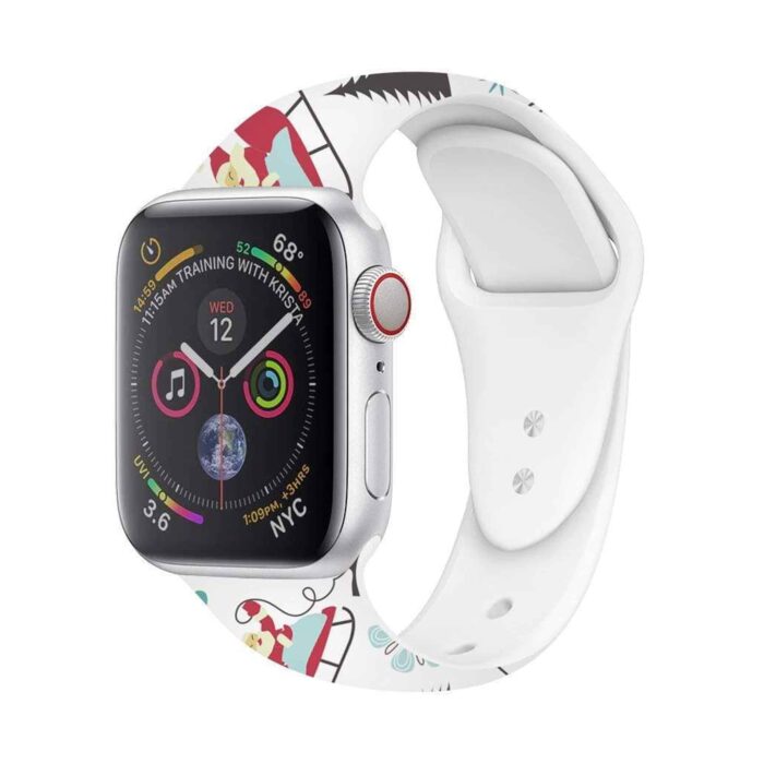 Killer Deals Festive Christmas Silicone Strap for 38/40/41mm Apple Watch - Image 2