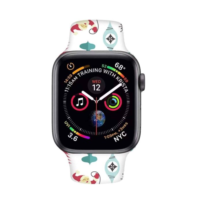 Killer Deals Festive Christmas Silicone Strap for 38/40/41mm Apple Watch - Image 3