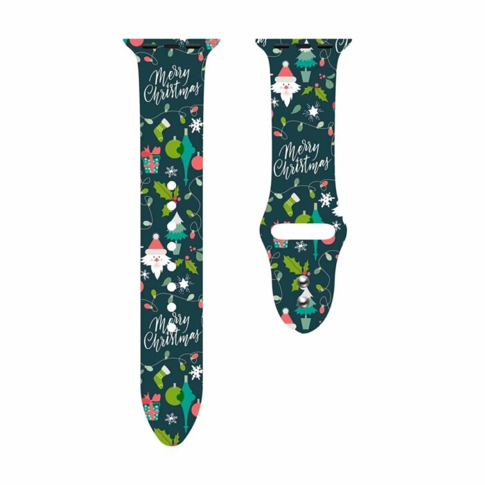 Killer Deals Festive Christmas Silicone Strap for 42/44/45/49mm Apple Watch - Image 3