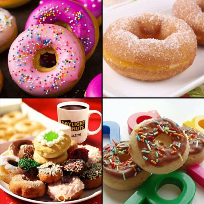 Killer Deals Dishwasher Safe Non-Stick 8 Mini Donut Silicone Baking Mould - Image 3