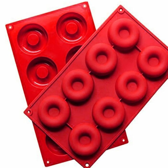 Killer Deals Dishwasher Safe Non-Stick 8 Mini Donut Silicone Baking Mould - Image 4