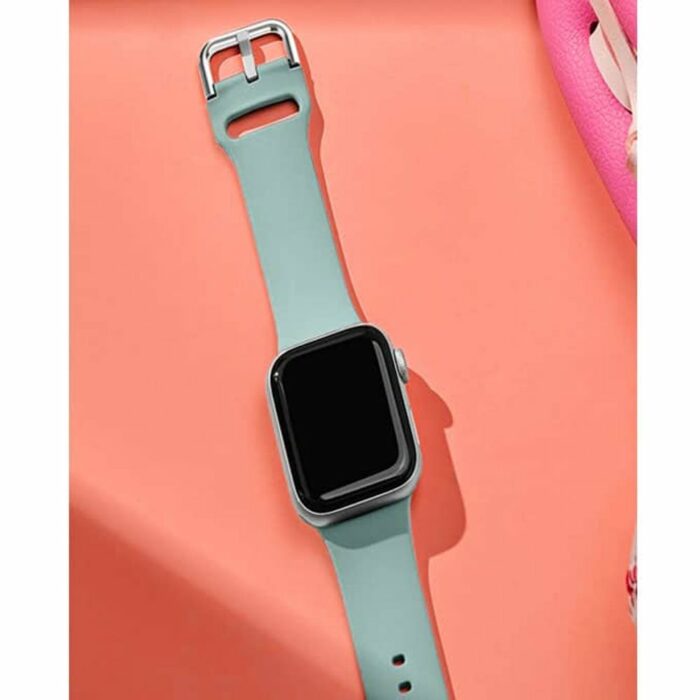 Killer Deals Silicone Strap for 38/40/41mm Apple Watch - Sage Green - Image 3
